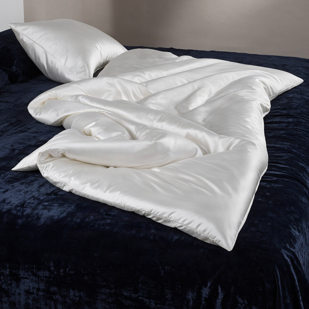 Silk-Filled Premium Duvet with a subtle sheen